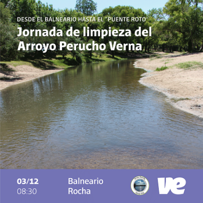 Este sábado se concretará la jornada de limpieza del arroyo Perucho Verna