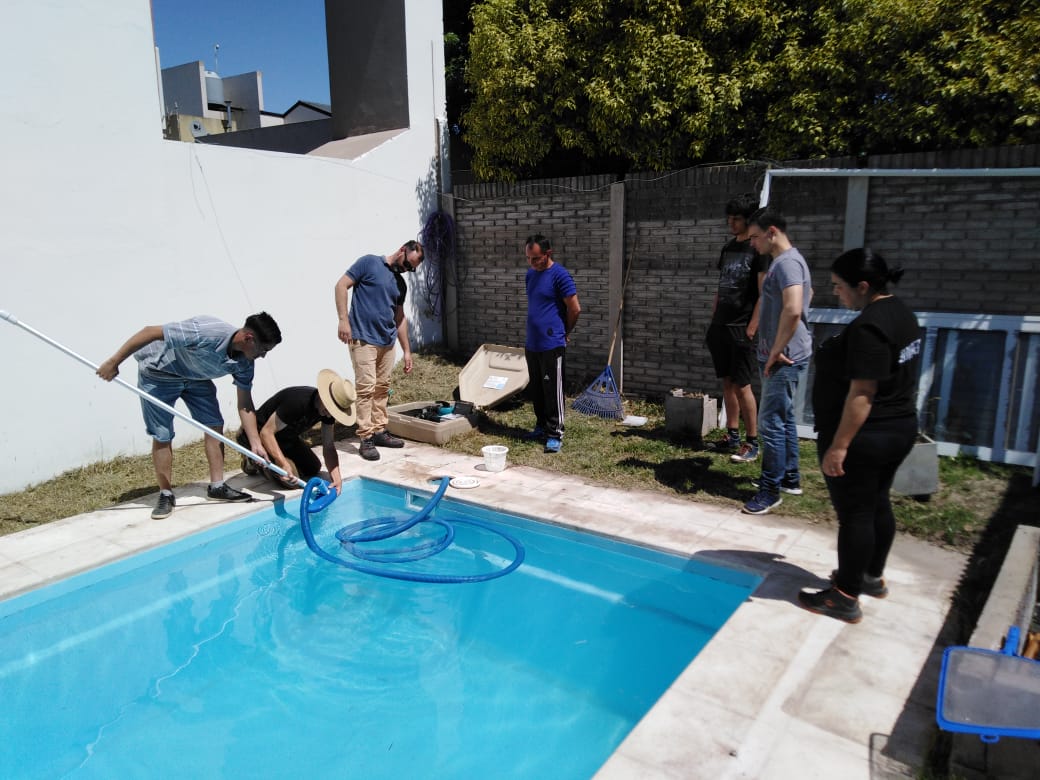 Se concretó la capacitación sobre mantenimiento y recuperación de piscinas