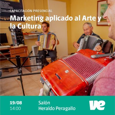 Este viernes se dictará una capacitación en Marketing Aplicado al Arte y la Cultura