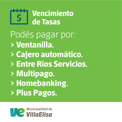 Se sumó un nuevo medio de pago para tasas municipales