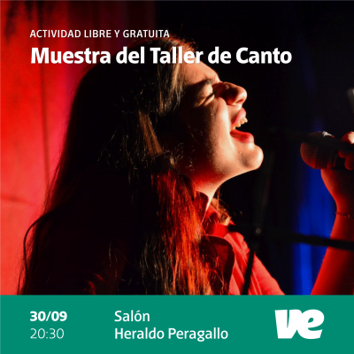 Muestra del taller municipal de canto