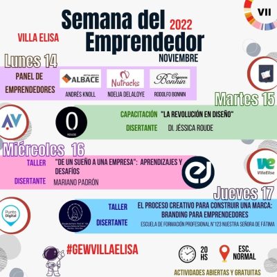 Más cerca de vivir la Semana del Emprendedor 2022