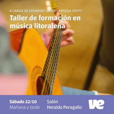 Taller de música litoraleña en Villa Elisa