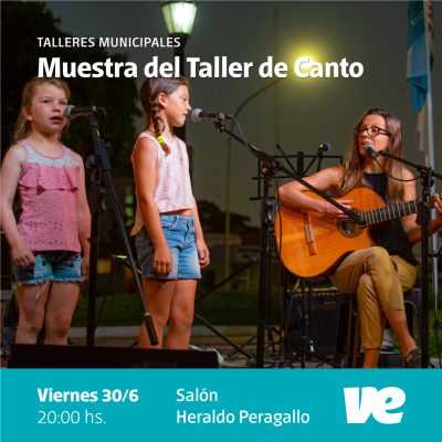 Muestra del Taller Municipal de Canto