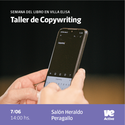Taller de Copywriting en el marco de la Semana del Libro