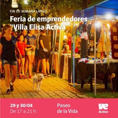 Fin de semana largo con Feria en Villa Elisa