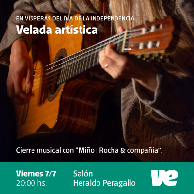 Velada artística para comenzar a celebrar el 9 de julio