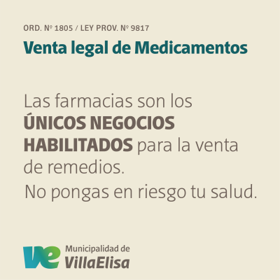 La venta de medicamentos es exclusiva de las farmacias
