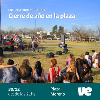 “Cierre de año en la plaza”, una invitación para todos los vecinos