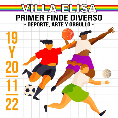 Abierto a todo público, así será el 1° Finde Diverso en Villa Elisa
